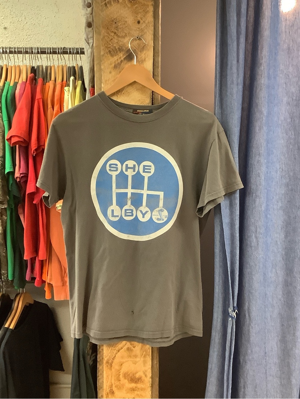 Vintage Shelby graphic grey t-shirt
